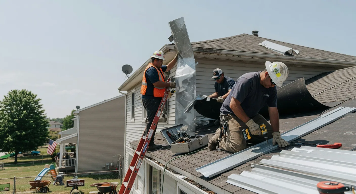 Storm Damage Metal Roof Repair in Stony Creek, NY